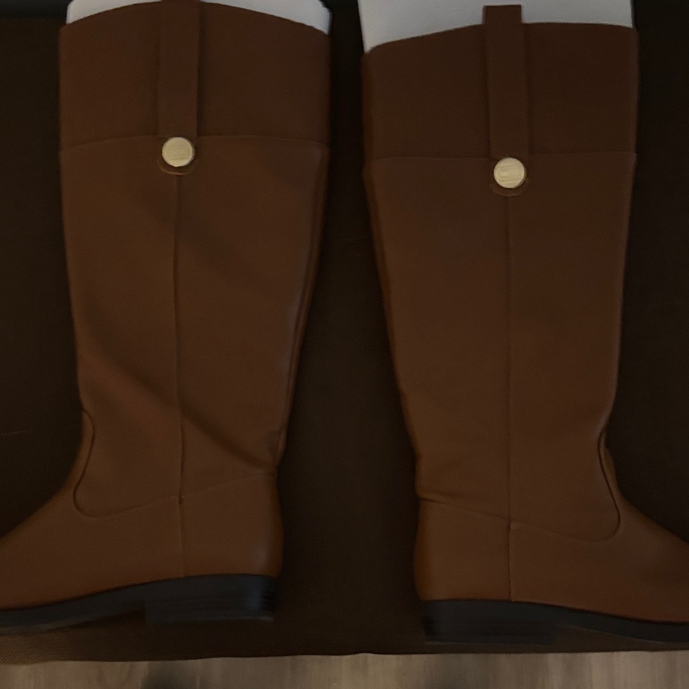 Tommy Hilfiger Tan Knee High Boots